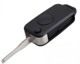 Set 2 bucati - Carcasa cheie 1 buton Topautochei&amp;#174; compatibila cu Mercedes Benz W168 W124 W202 1984-2004, lamela HU64