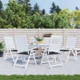 Gossi perne scaune gradina 6 buc. negru 50x50x3 cm tesatura oxford
