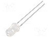 Dioda LED, 5mm, galbena, 6000...10000mcd, 20mA, 2...2,4V, BRIGHTEK (EUROPE) - N0Y64L67
