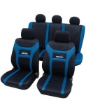 Set Huse Scaun Universale Super Speed Petex Albastru-Negru