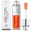 Ulei de buze Linovit Coral 004, 6ml, cu ulei de cirese dulci. Hidratant, luciu de buze, efect de volum, nuanta naturala