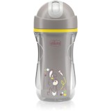 Chicco Sport Cup 14m+ ceasca cu pai Grey 266 ml