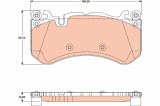 TRW GDB1734 set placute frana,frana disc