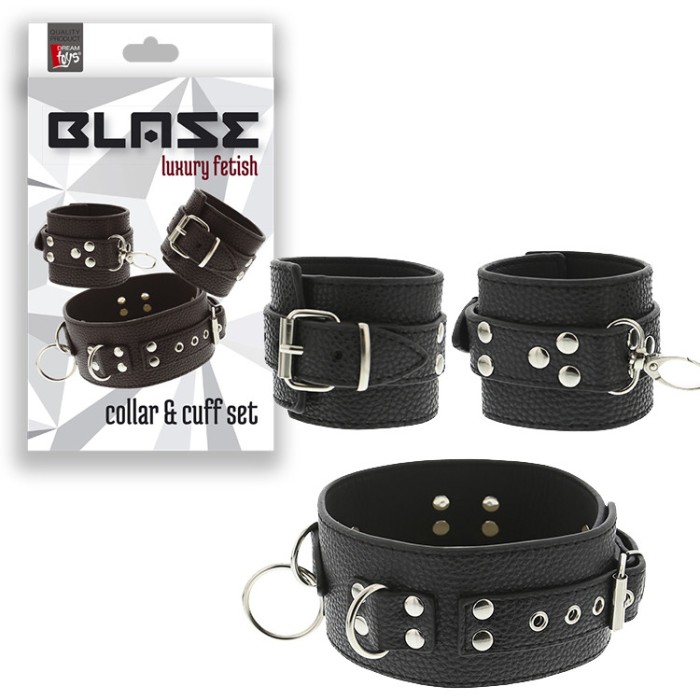 Catuse Neopren Collar &amp; Cuffs Set, BLAZE#