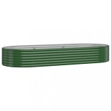Cumpara ieftin Strat inaltat gradina 249x100x36 cm otel galvanizat