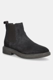Aldo botine din piele &icirc;ntoarsă ZEDDY culoarea gri, 14174561