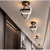 Cumpara ieftin Plafoniera Led, 26W, negru, 2 Patrate, lumina Calda/Neutra/Rece