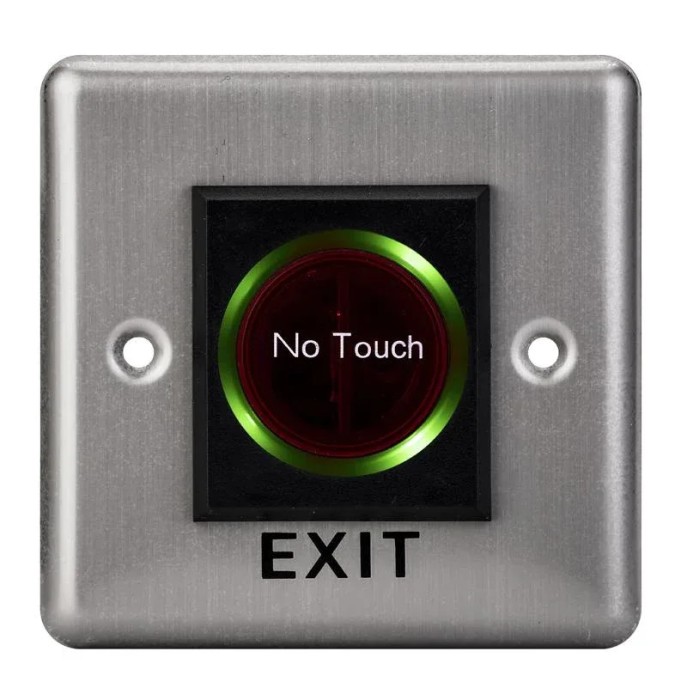 Buton de iesire cu infrarosu, incastrabil, ND-EB15-2;Iesire contact:NO/NC; Icon: No