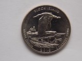 QUARTER DOLLAR 2018-USA-COMEMORATIV-BLOCK ISLAND
