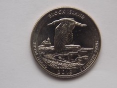 QUARTER DOLLAR 2018-USA-COMEMORATIV-BLOCK ISLAND