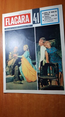 flacara 9 octombrie 1965-teatrul national bucuresti,foto uzina vagoane arad foto