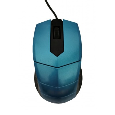 Mouse cu fir elSales ELS-811 , 3 butoane , lungime cablu 1.5 m , universal , albastru foto