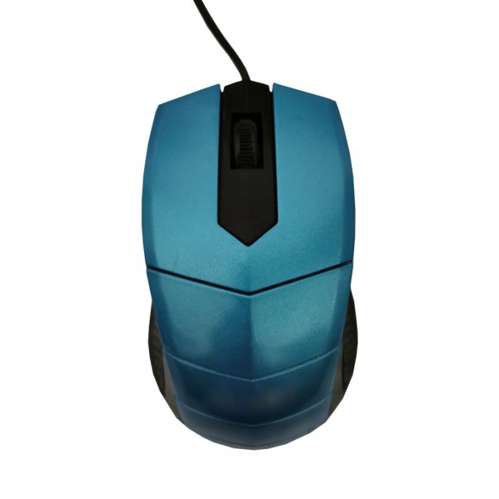 Mouse cu fir elSales ELS-811 , 3 butoane , lungime cablu 1.5 m , universal , albastru