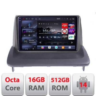 Navigatie Volvo C40 C30 S40 C70 V50 2004-2013 Edotec Kit-C40 8 core QLED 2K 16+512 360 Android Waze USB Navigatie Internet Youtube Radio CarStore Tech foto