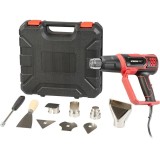 Pistol cu aer cald, 2000 W, cu accesorii, afisaj LCD, Strend Pro
