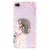 Husa silicon pentru Apple Iphone 4 / 4S, Girl 001