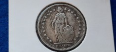 ELVETIA 1 FRANC 1938 XF argint patina