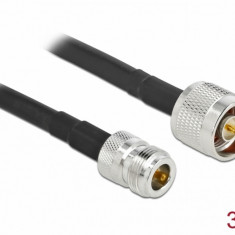 Cablu prelungitor N type LMR/CFD300 T-M 3m low loss, Delock 90457
