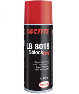 Spray degripant LOCTITE LB 8019 589891, volum recipient 400 ml, pe baza de ulei mineral, pentru penetrare si lubrifiere foto