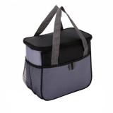 Geanta termoizolanta pentru picnic, Everestus, CR, poliester 210D, pe, negru, pastila racire inclusa