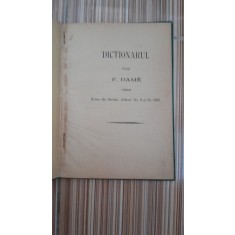 Dictionarul dlui F. Dame, studiu