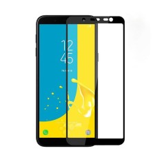 Folie Sticla Tempered Glass Samsung J6 2018 j600 Full Glue 2D Black Fullcover
