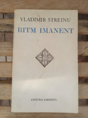 Vladimir Streinu - Ritm Imanent foto