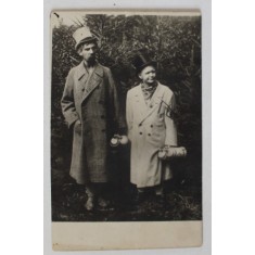 PAT SI PATACHON , CUPLU DE COMICI DANEZI , CARTE POSTALA , INTERBELICA