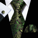 Set cravata + batista + butoni - matase - model 602