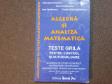Algebra si analiza matematica. Teste grila pentru control si autoevaluare
