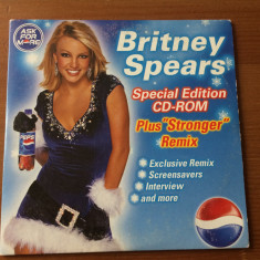 Britney Spears Special edition CD Rom Stronger Remix cd single muzica pop VG+
