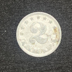 Moneda 2 dinari 1953 Iugoslavia