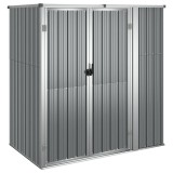 Cumpara ieftin Sopron de gradina, gri, 161x89x161 cm, otel galvanizat
