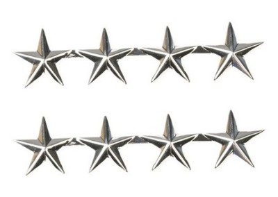Insigna US 4 Star Gen Silver Rank Mil-Tec foto