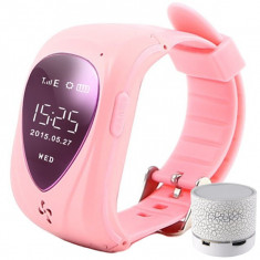 Ceas Smartwatch GPS Copii iUni U11,Telefon incoporat, Alarma SOS, Pink + Boxa Cadou foto