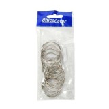 Accesorii creatie - inele metal, 25mm, set 10 buc, Colorarte