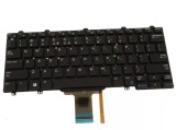 Tastatura compatibila Laptop, Dell, Latitude 11 3160, P21T, P21T001, P21T002, iluminata, neagra, layout US