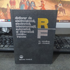 Dicționar de electrotehnică, electronică... român francez, Condruc, 1979, 065