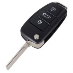 Carcasa cheie Topautochei&reg; pentru Audi cu 3 butoane A6L Q7 A2 A3 A4 A6 A6L A8 TT 2008 2009 2010 2011