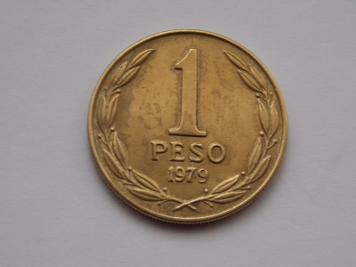 1 PESO 1979 CHILE foto