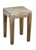 Taburet lemn maro 28 x 28 x 40 cm