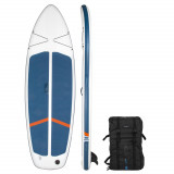 Stand up paddle gonflabil 100 COMPACT L Alb-Albastru, Itiwit