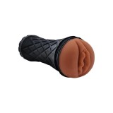Masturbator DREAMTOYS MARLY, simulare vaginală realistă cu material moale si flexibil, lungime 22.5 cm, culoare maro
