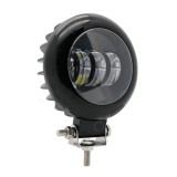 Proiector rotund auto/moto LED, 10/30V, 30W, 6000K, lupa, IP67, Universal