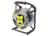 Prelungitor alimentare KEL 3x1,5mm2 4 Prize 20m 16A Guma Negru