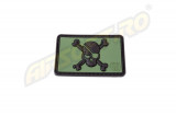 PATCH CAUCIUC - ASSASSIN SKULL - FOREST, JTG