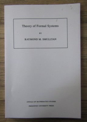 Raymond Smullyan - Theory of formal systems foto