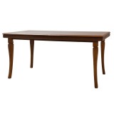 Masa living extensibila VM, Pal melaminat, 8 persoane, 160-203x90x82 cm, Nuc