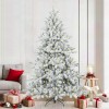 VidaXL Brad de Crăciun artificial cu ramuri articulare 210 cm PVC 3397727