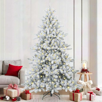 vidaXL Brad de Crăciun artificial cu ramuri articulare 210 cm PVC 3397727 foto